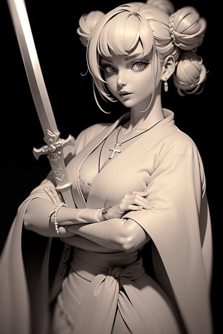 Clay Render Style/白模渲染风格