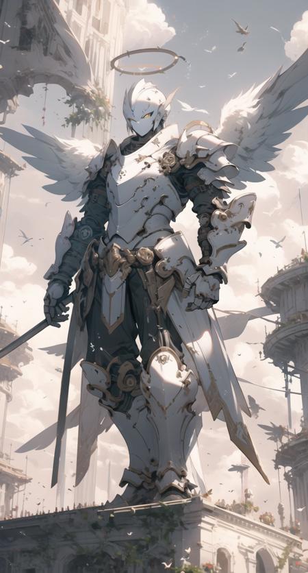 [LoRA] Mecha Angel  Concept (With dropout & noise version)
