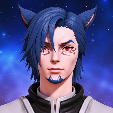 Face 2 Male Miqo RE:MIX Pony/Flux/XL/1.5