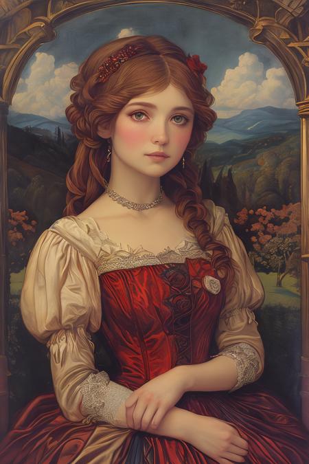 style of Evelyn De Morgan 141