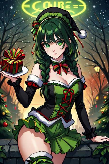 Gothic Chick @ Xmas (Embedding)