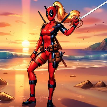 Lady Deadpool - Flux1.D & SDXL Realistic & Comics