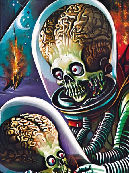 Mars Attacks Style XL (Topps)版本Story Trained (ID: 194438)