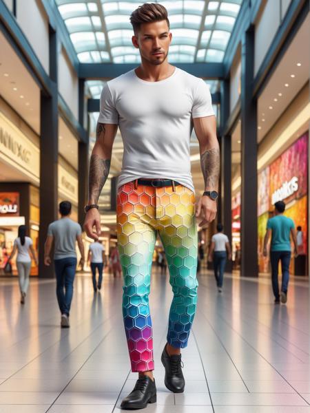 Colorful Hexagons FLUX & SDXL