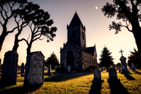 Edob Church Cemetery Creepy Night