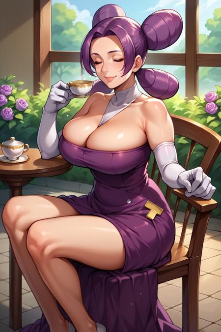 Fantina/メリッサ (Pokemon Diamond and Pearl) SDXL LoRA [Pony Diffusion]