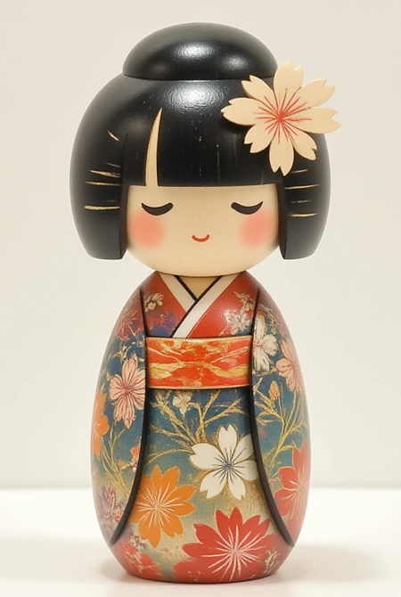 Mini Practice Flux - Kokeshi Doll Style