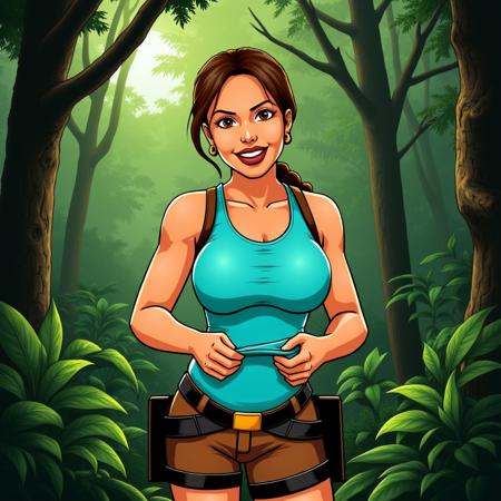 Tomb Raider (Lara Croft) XL + F1D (Comic book + Anime + Character)