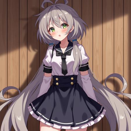 黑白连衣裙洛天依（Luo Tianyi with white and black dress）
