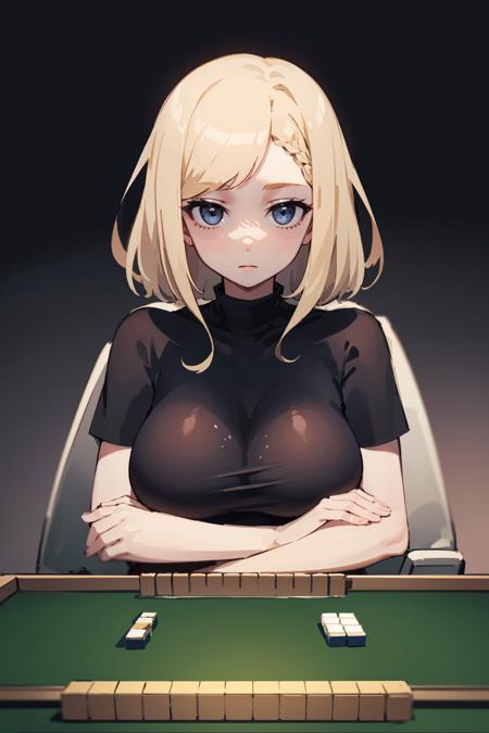 Mahjong (mainly 1 player, closed hand, 4 player is possible)