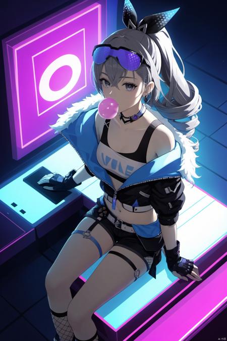 ( A3 | Pony | Kohaku) SDXL Lora-银狼-Silver Wolf-崩坏：星穹铁道 Honkai Star Rail-MIHOYO Collection 米家全家桶系列