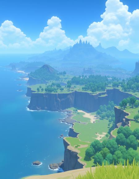 Genshin style landscapes版本Unified TEST v1.0 (ID: 843538)