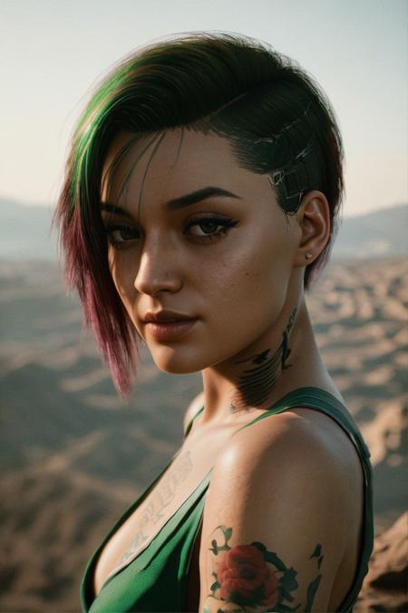 Judy Alvarez, from Cyberpunk 2077