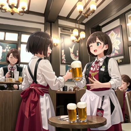 大阪梅田の老舗ビアホール A long-established beer hall in Osaka, Umeda Newmunchen SD15