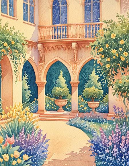 Watercolor on Rough Paper