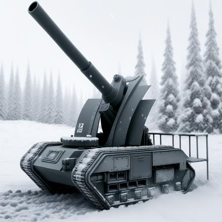 Basilisk Self-propelled Gun - Warhammer 40,000 (SDXL)