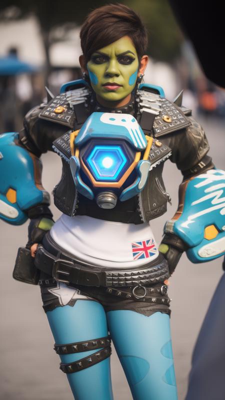 Awesome Overwatch TRACER Punk clothes