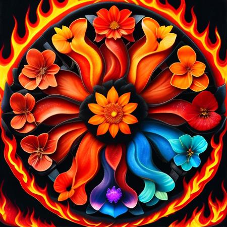 SDArt : Elemental Flowers