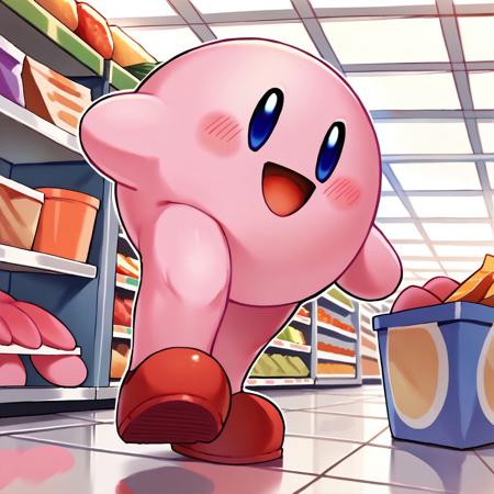 Kirby with legs