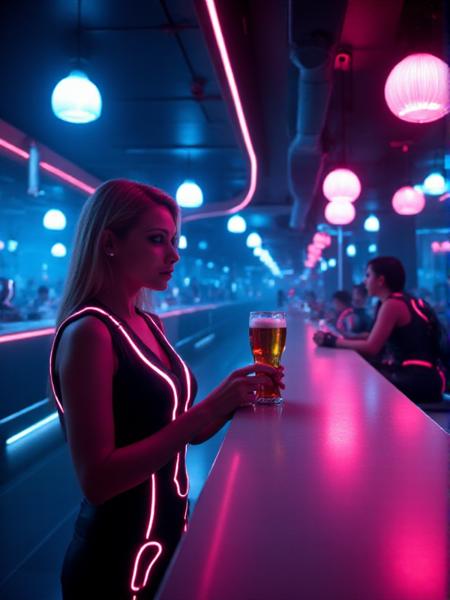 Tron Legacy style - Flux1.D