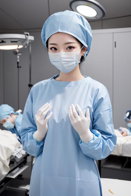 Surgeon Hands Up