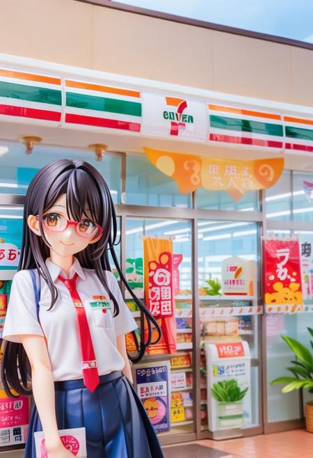 コンビニの外観7 PONY