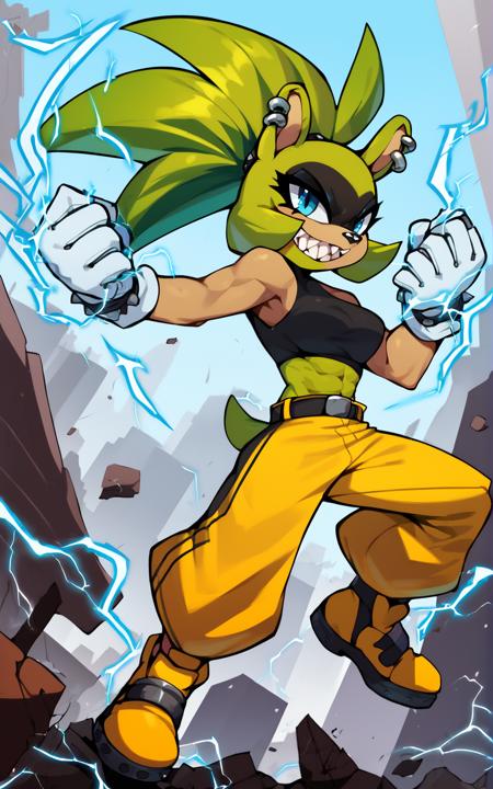 Surge - Sonic the Hedgehog [SD1.5 & PonyXL]