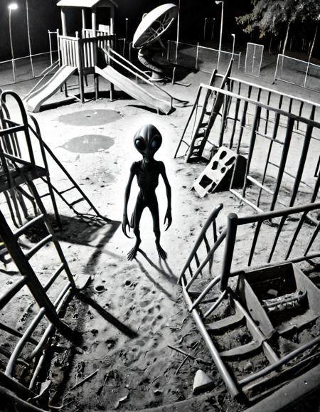 Alien CCTV SDXL