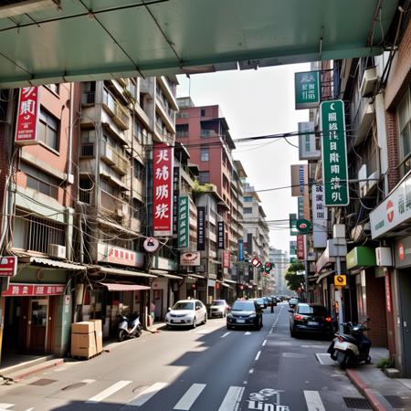 Taiwan Street Background