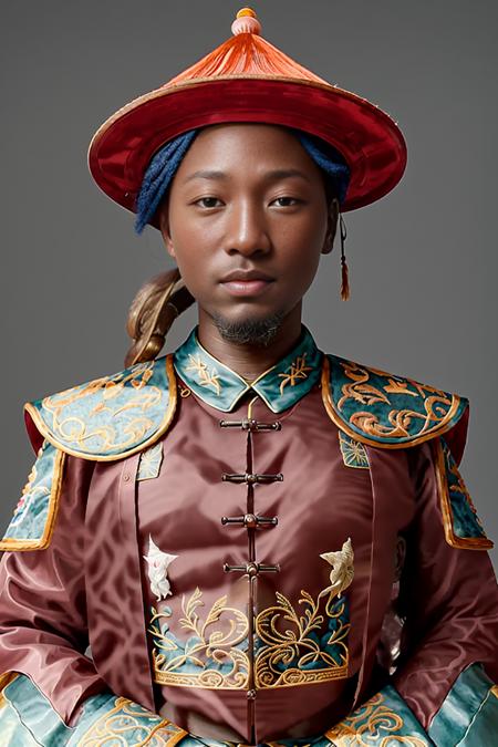 Qing Dynasty official headwear chinese