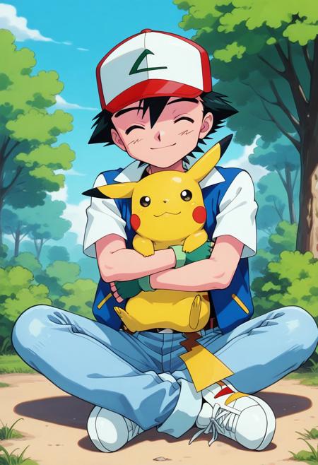 Ash Ketchum / Satoshi - Kanto version - Pony + Illustrious