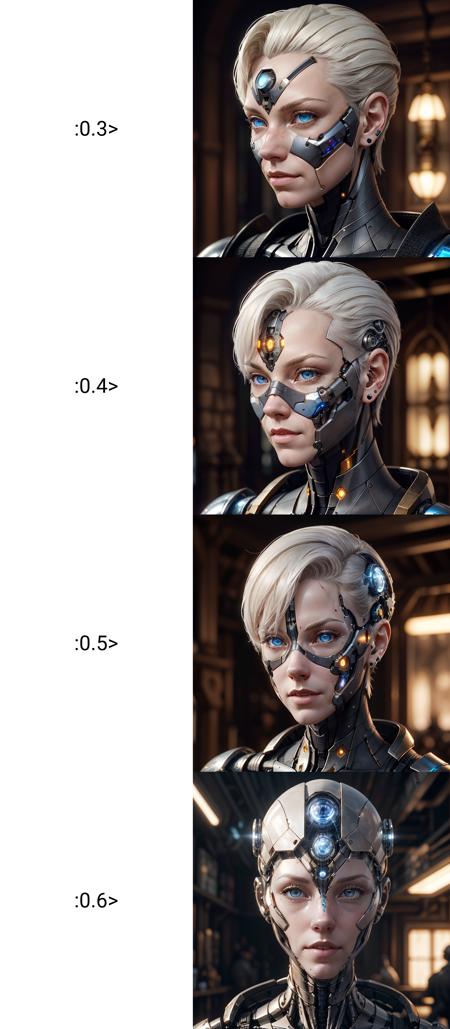 Rina's Robo Faces - Lora