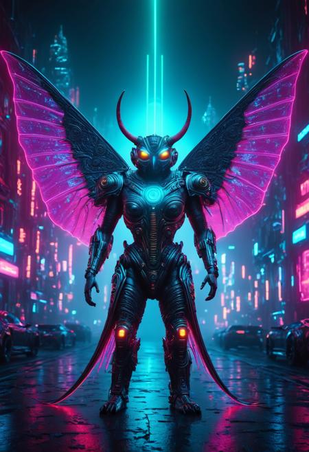 Glowing Neon Cyberpunk XL