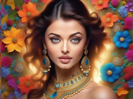 Aishwarya Rai  - Miss World and Indian Actress (SDXL)