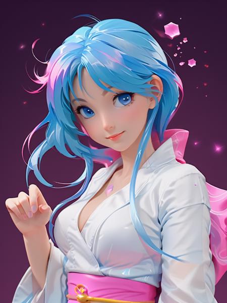 Yukime - Snow spirit from manga (Igoku Sensei Nūbē) - [SDXL & SD1.5]