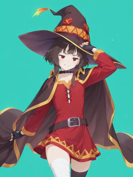 めぐみん_Megumin_この素晴らしい世界に祝福を！_Kono subarashī sekai ni shukufuku wo!版本Illustrious (ID: 1244181)