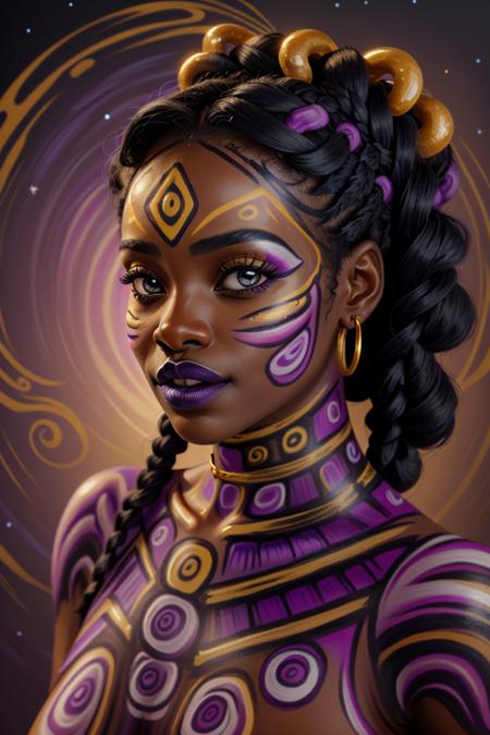 Celestial Chromatic with Bodypaint: A Symphony of Light and Color ?✨?