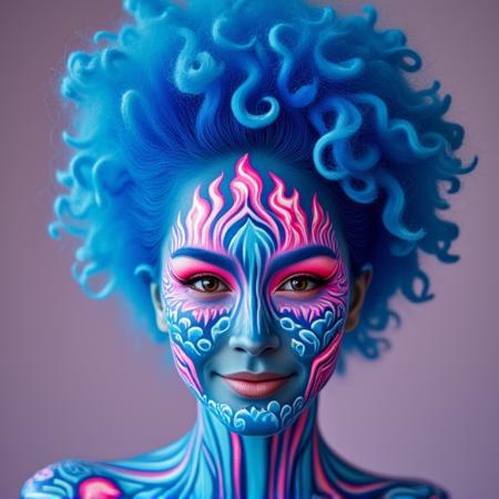 Hybrid Ai and Real BodyPaint in the style of The Crump Effect版本V1 (ID: 1196019)