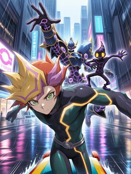 Yu-Gi-Oh! - Playmaker, Accesscode, Decode Talker & Firewall Dragon (プレイメーカー, アクセスコード/ デコード・トーカー, ファイアウォール・ドラゴン) illuXL