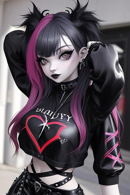 Goth girl style