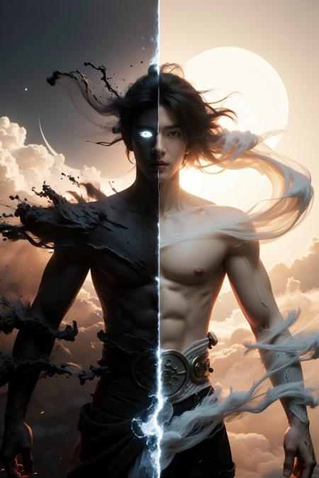 黑白·神魔 (Black and White · Gods and Demons)