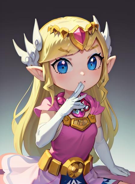 Toon zelda (The Legend of Zelda) -  Commision (PonyXL/SD 1.5)