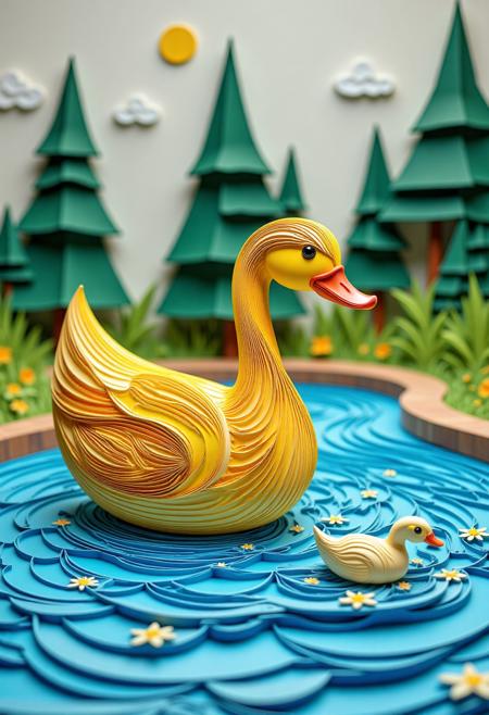 Paper Quilling And Layering Style - [Flux/SDXL/SD1.5]