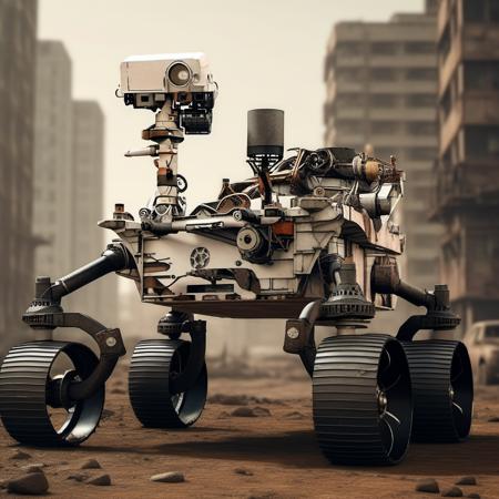 Curiosity Mars Rover - SDXL