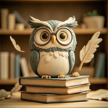 【3D chibi toy】Air dry clay style - FLUX