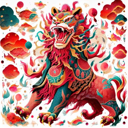【happy new year】Dance Lion