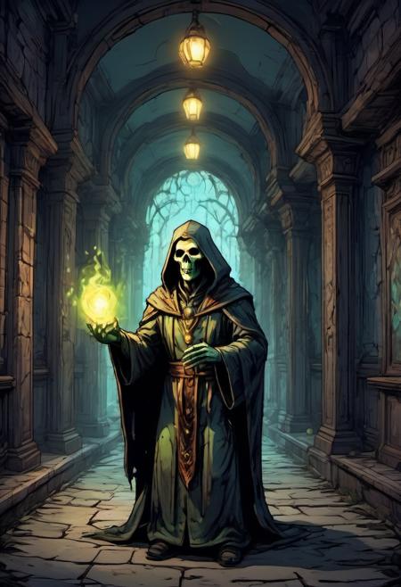 Eldritch Comics (comic book style illustration)