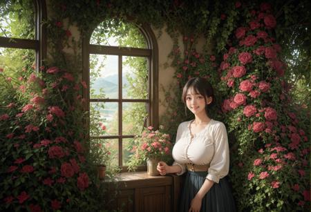 0953 windows full of flowers