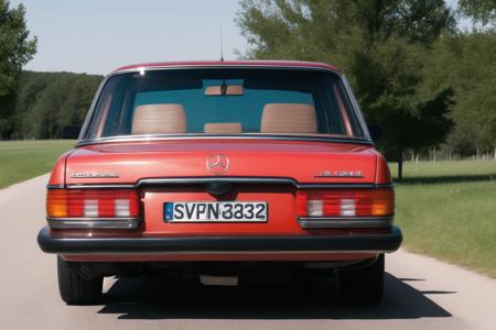 Mercedes Benz W123 - German classic saloon car