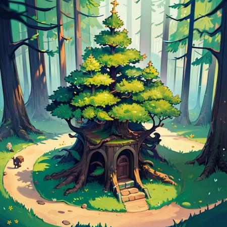 Stylized Setting (Isometric) SDXL & SD1.5